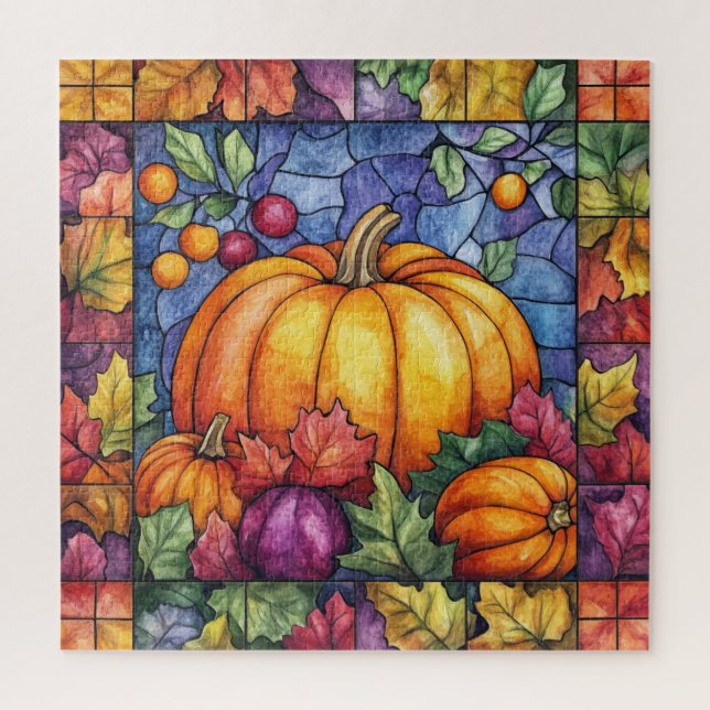 Puzzle de verre tendu de Thanksgiving (Vertical)