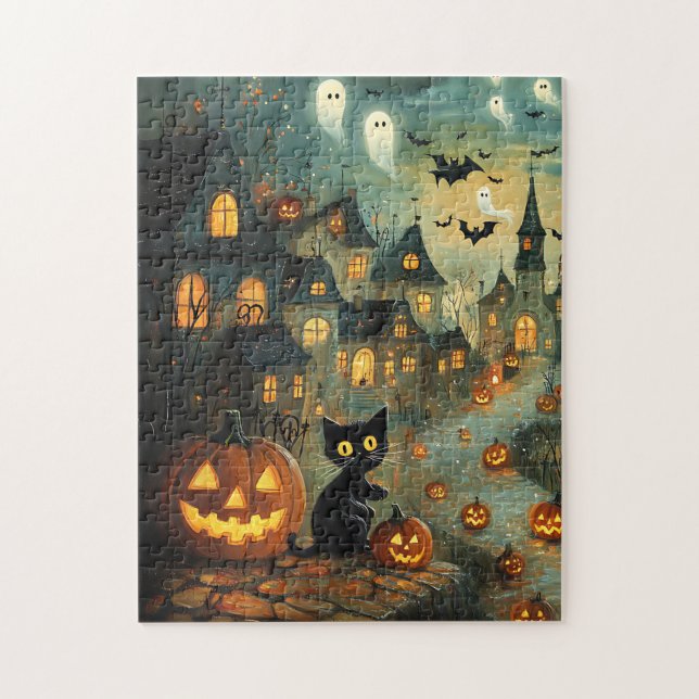 Puzzle de Village fantôme (Vertical)