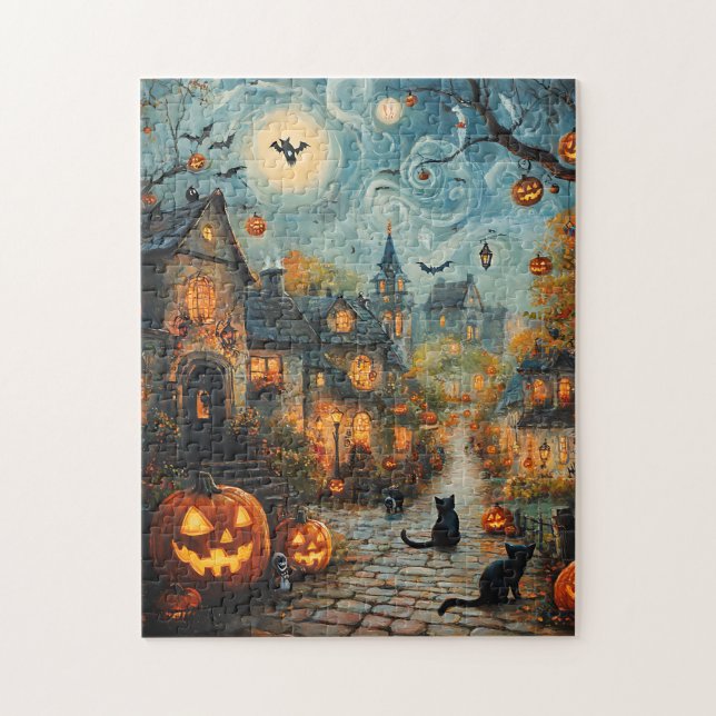 Puzzle de Village fantôme (Vertical)