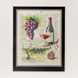 Puzzle de vin rouge