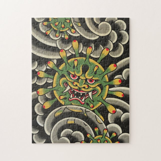Puzzle de virus Corona (Vertical)