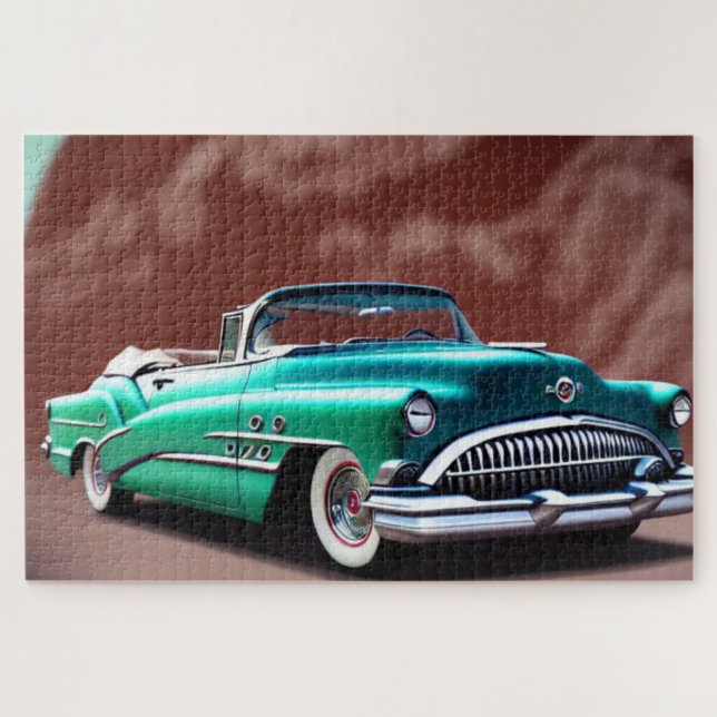 Puzzle de voiture classique 1954 (Horizontal)