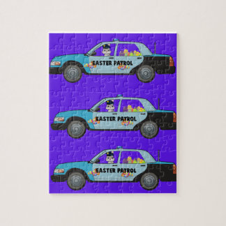 Puzzle de voiture de la police de Pâques