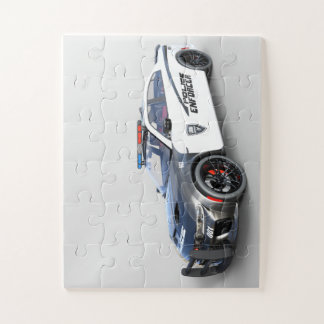 Puzzle de voiture de la police enfants