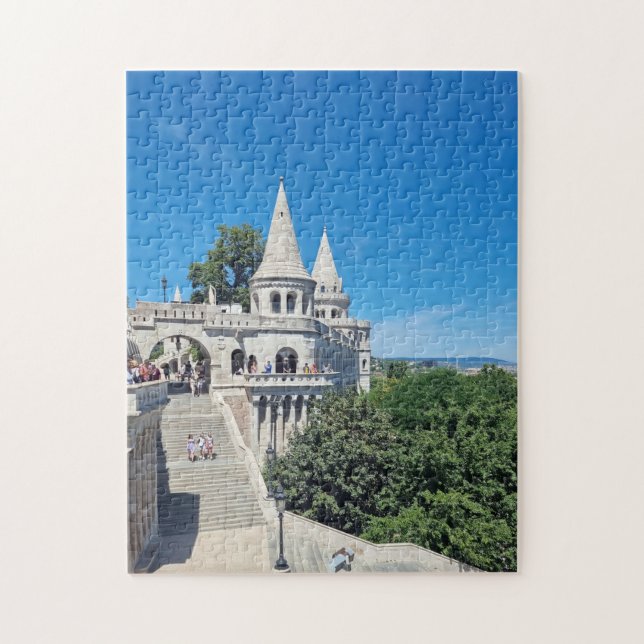 Puzzle de vue du Bastion des pêcheurs de Budapest (Vertical)
