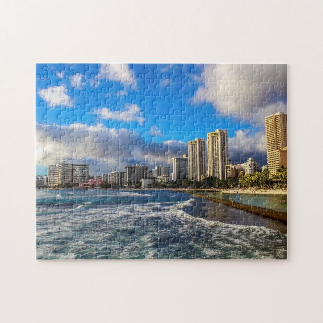 Puzzle de Waikiki Oahu (Horizontal)