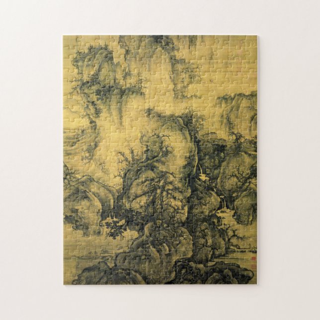Puzzle Début du printemps et Guo Xi - Art chinois / Chine (Vertical)