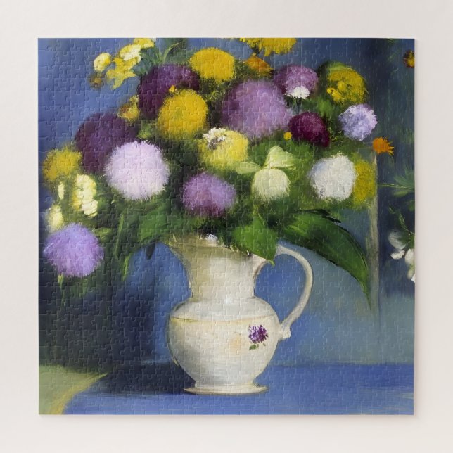 Puzzle Décor mural de fleurs délicates (Vertical)