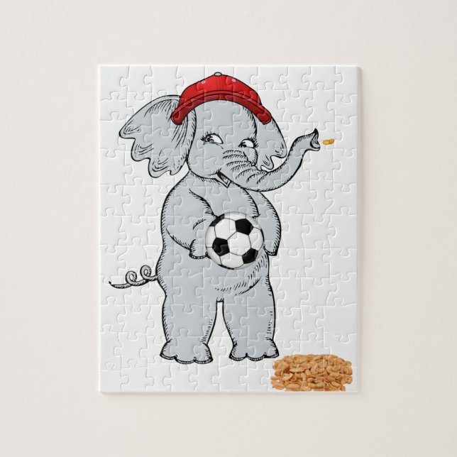 Puzzle décoratif de l'éléphant (Vertical)