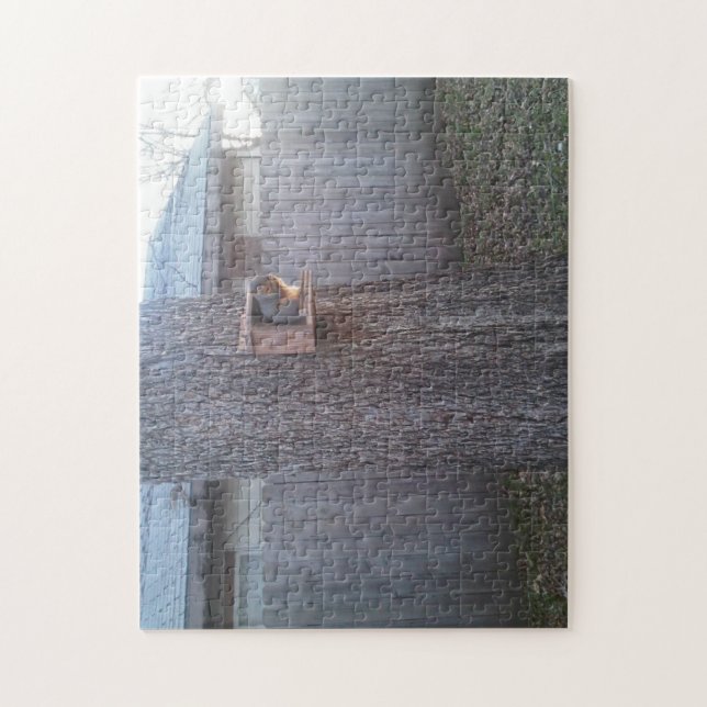 Puzzle d'écureuil : écureuil nourricier (Vertical)
