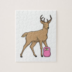Puzzle Deer Fitness Dumbbell