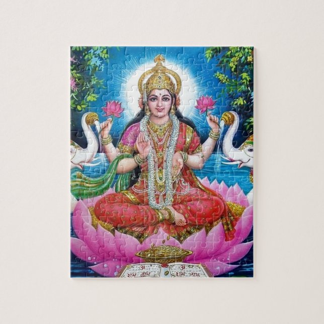 Puzzle Déesse de Lakshmi de l'amour, de la prospérité, et (Vertical)