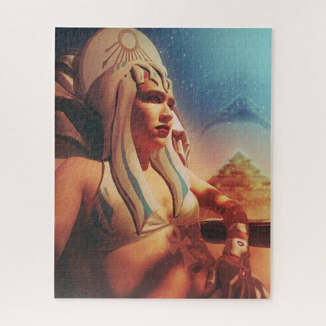 Puzzle Déesse égyptienne antique étrangère (Vertical)