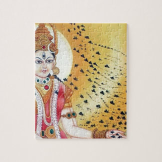 Puzzle Déesse vintage antique d'illustration des abeilles