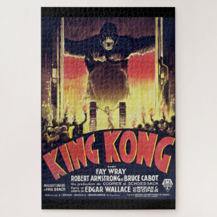 Puzzle Défi Casse-tête King Kong Style Vintage