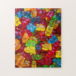 Puzzle Défi Rainbow Gummy Bear Candy Photo