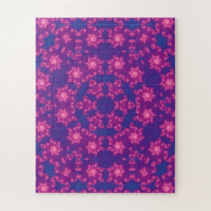 Puzzle Dégradé de kaléidoscope rose et bleu