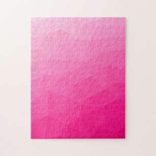 Puzzle Dégradé rose chaud motif en maille géométrique