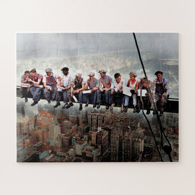 Puzzle Déjeuner Au-Dessus D'Un Gratte Skyscraper C1932 Co (Horizontal)
