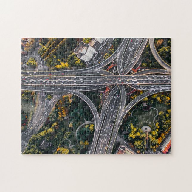 Puzzle d'embrouillement d'autoroute (Horizontal)