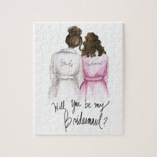 Puzzle Demoiselle d'honneur ? Le Br de jeune mariée de