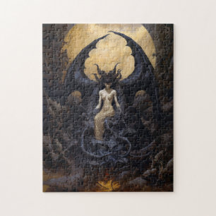Puzzle Démoness Imaginaire foncé Goth Art gothique