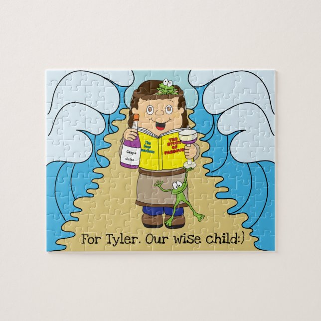 Puzzle d'enfant sage de Pâque (Horizontal)