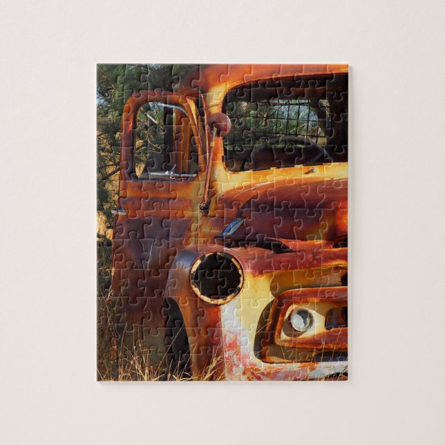 Puzzle denteux de voiture vintage (Vertical)