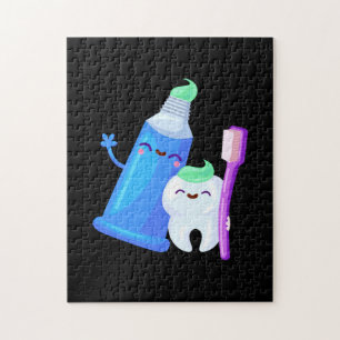 Puzzle Dentiste des dents mignonette Technicien des dents