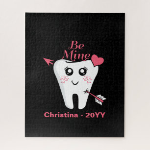 Puzzle Dentiste Valentine - Coeur des dents, Soyez le mie