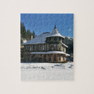 Puzzle Dépôt ferroviaire Wallace Idaho en hiver