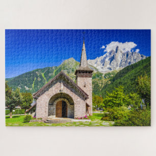 Puzzle der Chamonix-Kirche