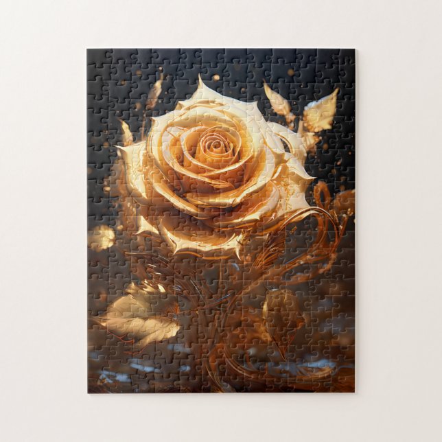 Puzzle der goldenen Rose (Vertikal)