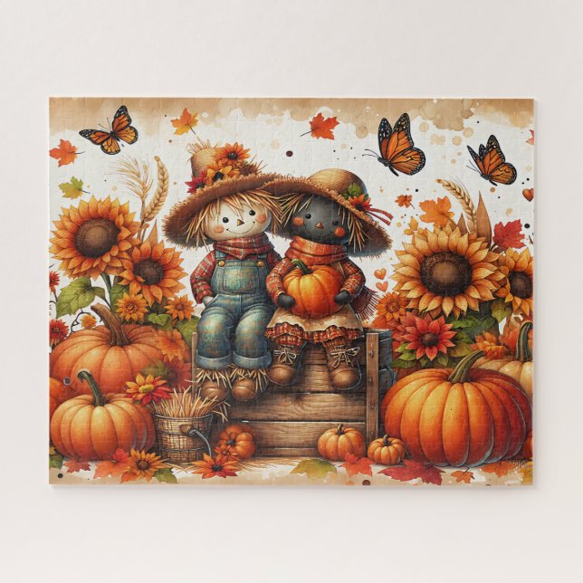 Puzzle der Herbstausschnitte (Horizontal)