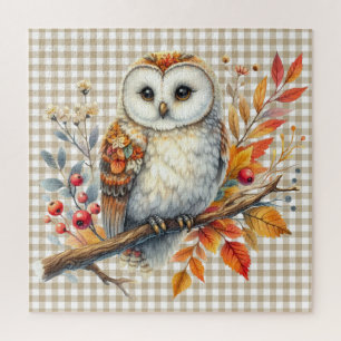 Puzzle der Herbsttiere