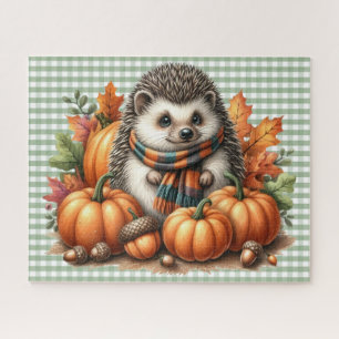 Puzzle der Herbsttiere