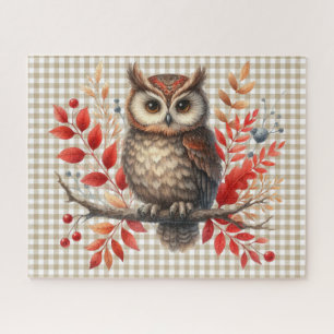 Puzzle der Herbsttiere