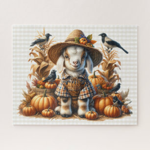 Puzzle der Herbsttiere