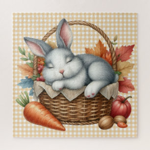 Puzzle der Herbsttiere