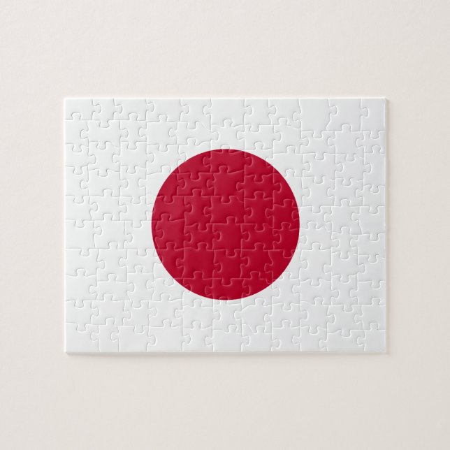 Puzzle der japanischen Flagge (Horizontal)