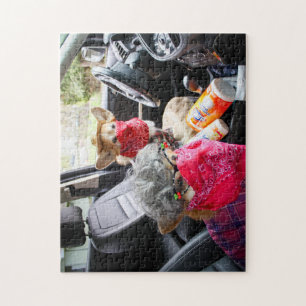 Puzzle der Korgi-Gesichtsmaske