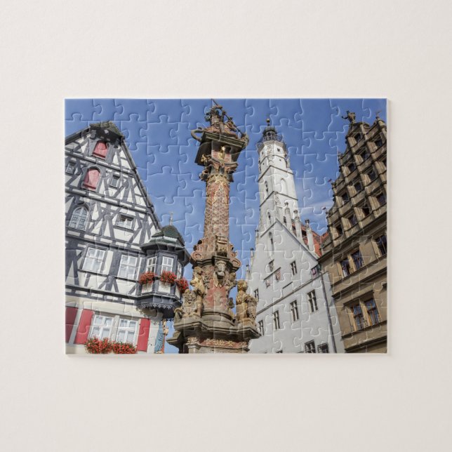 Puzzle Der Tauber d'ob de Rothenburg (Horizontal)
