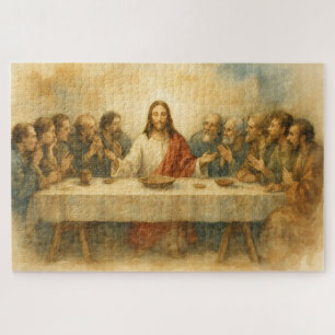 Puzzle Dernière Soupe Tons chauds Terre Tradition chrétie