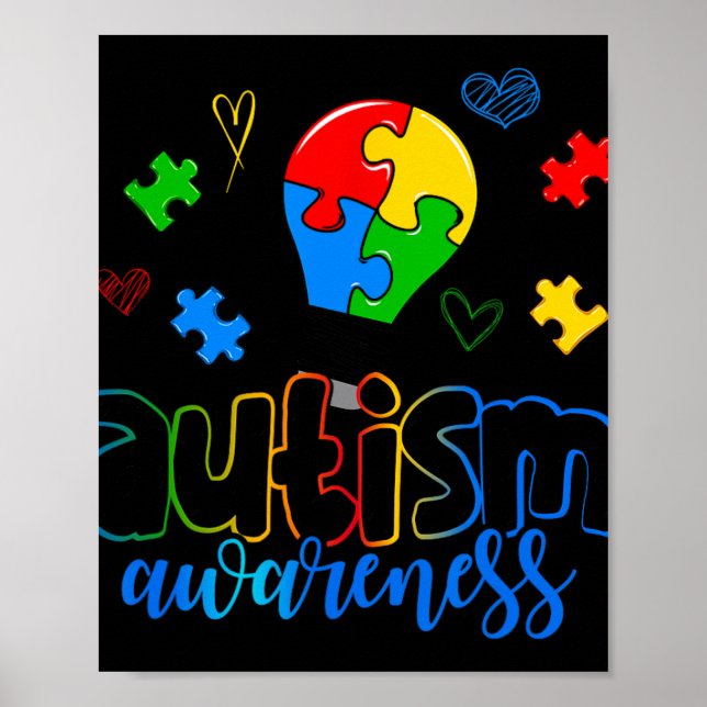 Puzzle des Autismus Poster (Vorne)