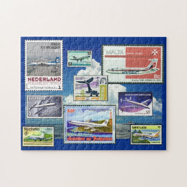 Puzzle des avions commerciaux (Horizontal)