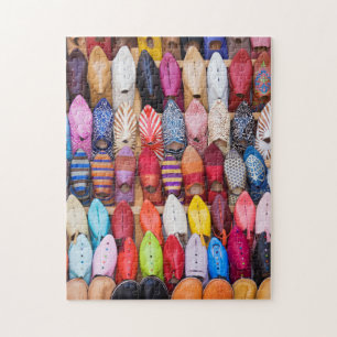 Puzzle Des chaussures dans un magasin dans les souks