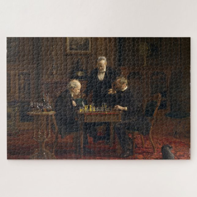 Puzzle Des gentillesses jouent à un jeu d'échecs (Thomas  (Horizontal)