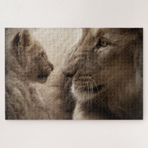 puzzle des lions