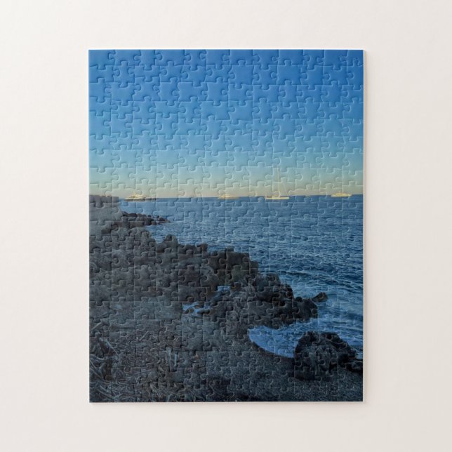 Puzzle des mers de Vieil Antibes (Vertical)