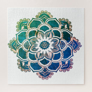 Puzzle Des motifs floraux colorés